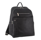 Pierre Cardin Unisex Leather Laptop-Business Backpack in Black