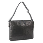 Pierre Cardin PC3387 Crumpled Leather Computer Bag/Black
