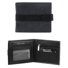 Pierre Cardin PC3460 Italian Leather Mens Bi-fold Tab Wallet/Black