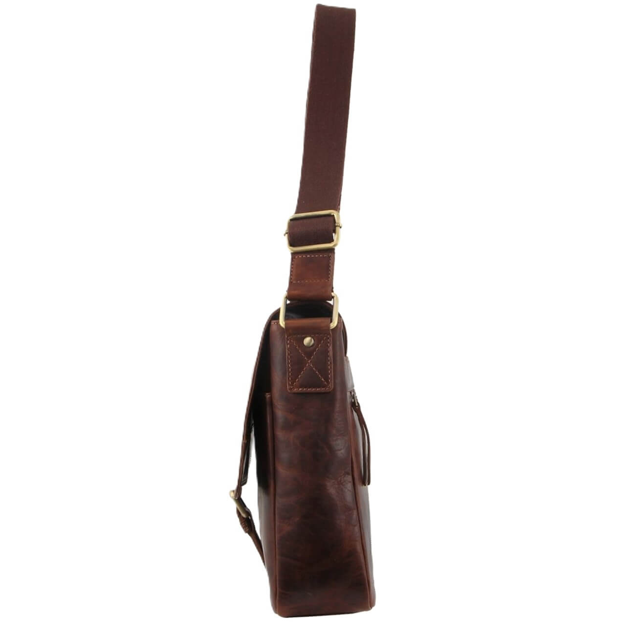 Pierre Cardin PC3521 Mens Leather Business Satchel/Cognac