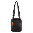 Pierre Cardin PC3602 Italian Leather Cross Body Bag/Black