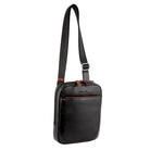 Pierre Cardin PC3602 Italian Leather Cross Body Bag/Black