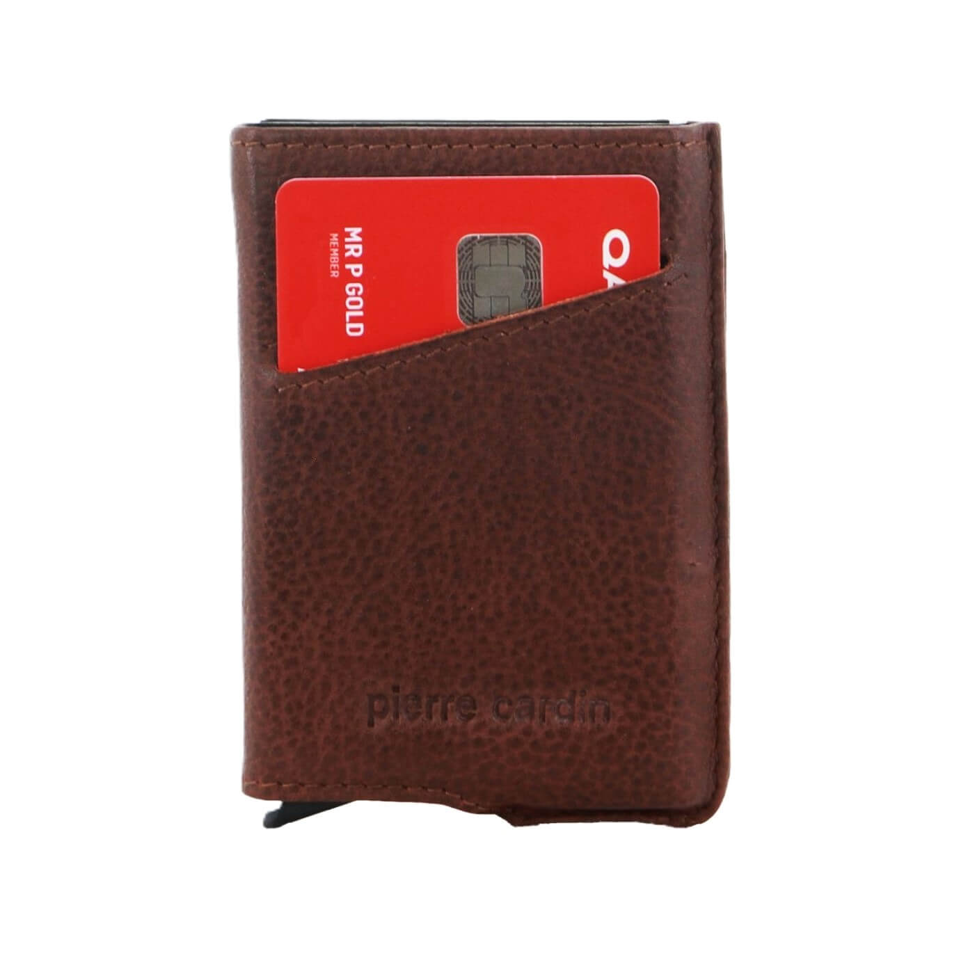 Pierre Cardin Leather Smart Slide Card Holder Wallet
