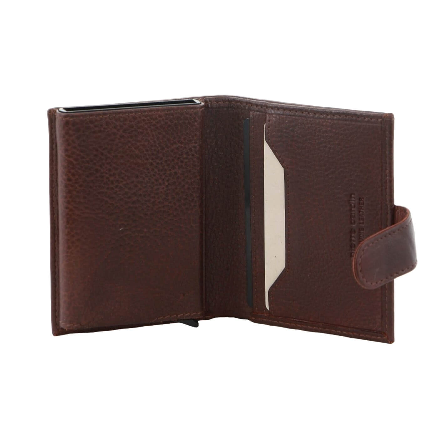 Pierre Cardin PC3644 Smart Slide Card Holder Tab Leather Wallet/Brown