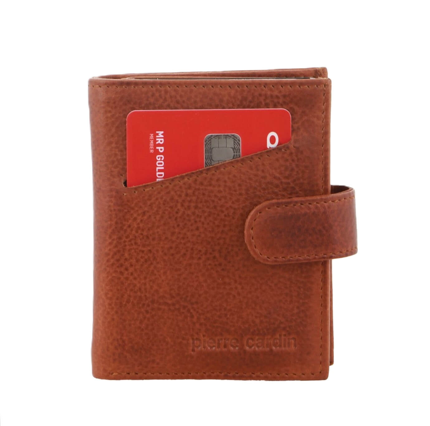 Pierre Cardin PC3644 Smart Slide Card Holder Tab Leather Wallet/Tan