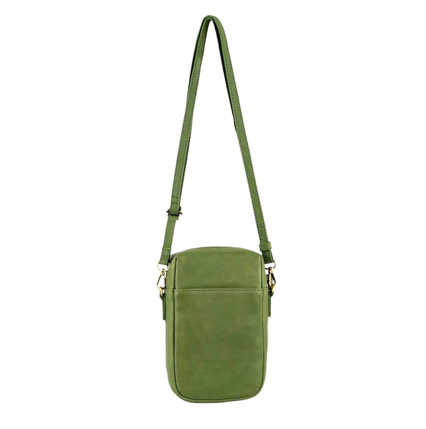 Pierre Cardin PC3686 Leather Embossed Phone Cross-Body Bag/Leaf