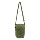 Pierre Cardin PC3686 Leather Embossed Phone Cross-Body Bag/Leaf