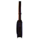 Pierre Cardin PC3700 Leather Flap-Over Computer-Bag/Navy