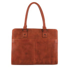 Pierre Cardin Ladies Italian Leather Laptop Tote Bag in Cognac