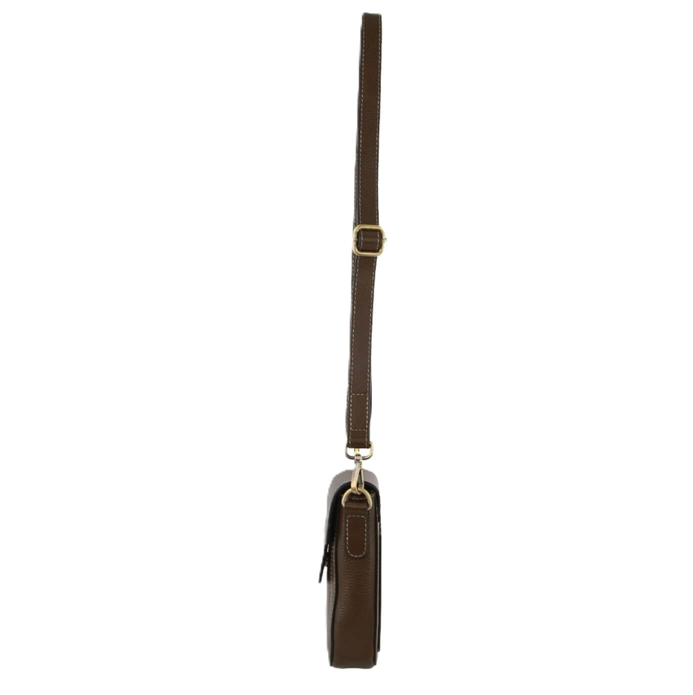 Pierre Cardin Ladies Leather Rustic Phone Bag in Grape Leaf