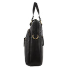 Pierre Cardin PC3763 Multi-Compartment Leather Computer Bag/Black