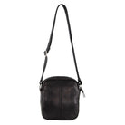Pierre Cardin PC3764 Mens Italian Leather Cross Body Bag/Black