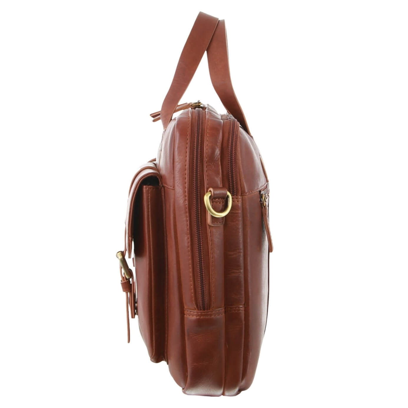 Pierre Cardin PC3831 Mens Leather Business Bag/Cognac
