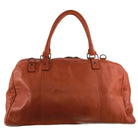Pierre Cardin PC3877 Genuine Italian Leather Overnight-Travel Bag/Cognac