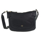 Pierre Cardin Ladies Leather Sleek Crossbody Bag in Black