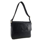 Pierre Cardin Classic Leather Messenger/Laptop Bag in Black