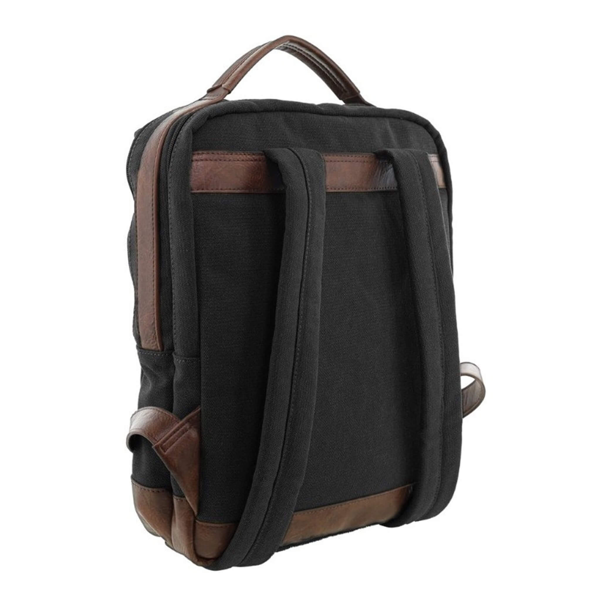 Pierre Cardin Canvas Backpack in Black
