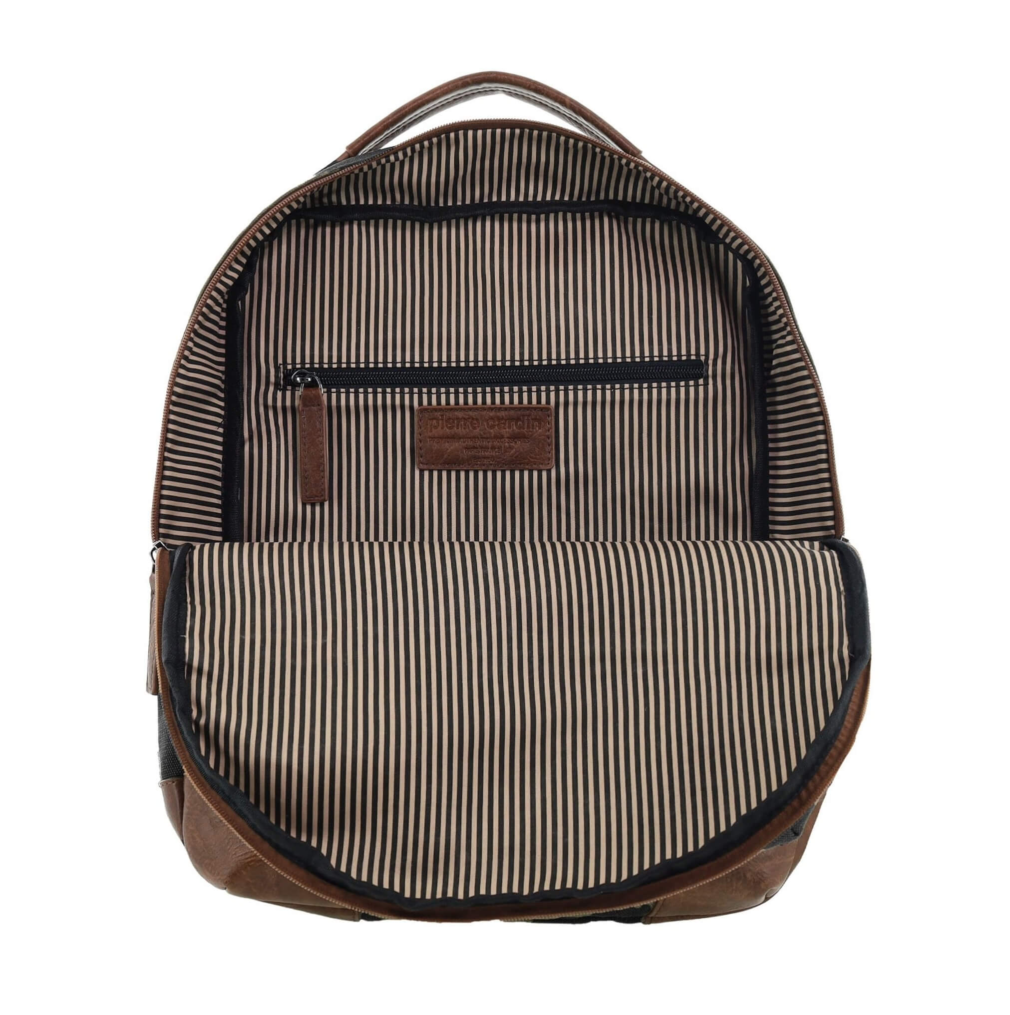 Pierre Cardin Canvas Backpack in Black