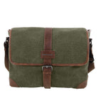 Pierre Cardin Canvas Messenger Bag in Brown