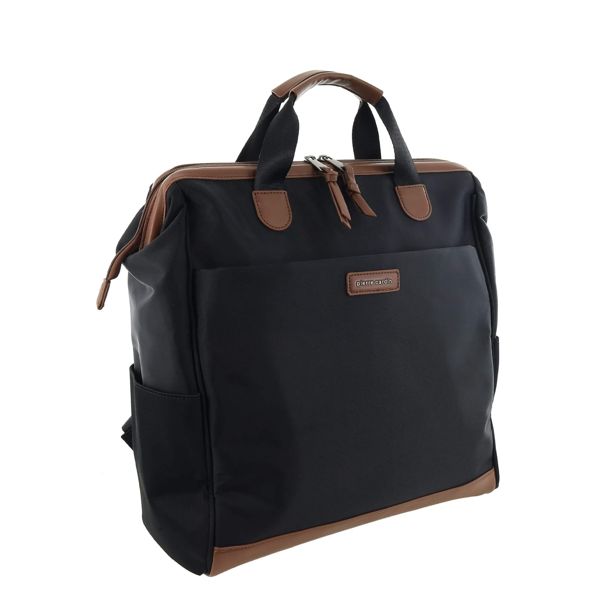 Pierre Cardin Euro Backpack Carry-On In Black