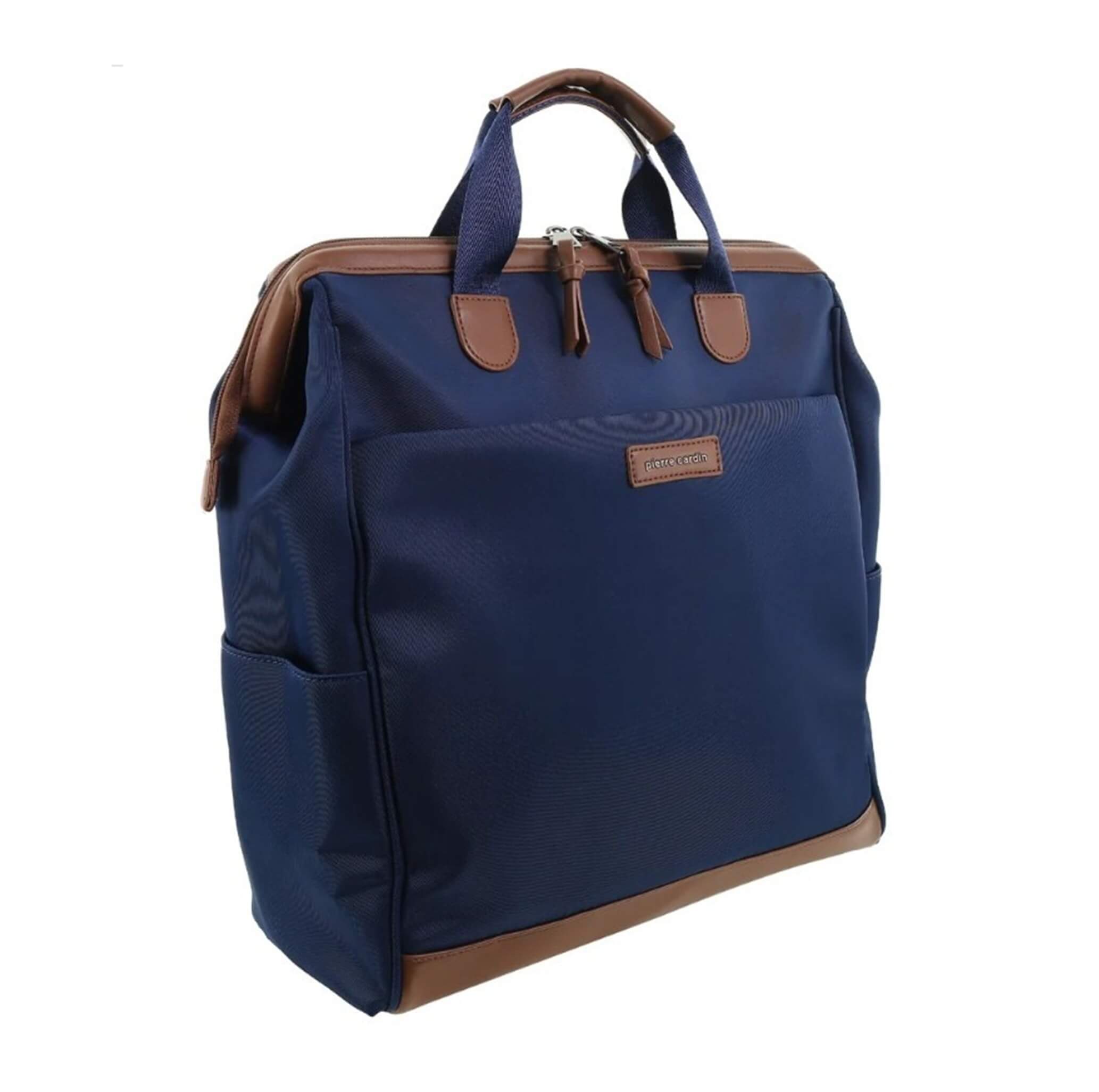 Pierre Cardin Euro Backpack Carry-On In Navy