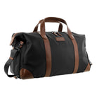 Pierre Cardin Nylon 2-Tone Lite Overnight Bag in Black