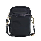 Pierre Cardin Monaco Nylon Crossbody Bag In Black