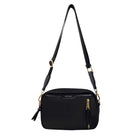 Pierre Cardin Monaco Nylon Everyday Bag in Black