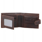 Pierre Cardin PC8874 Italian Leather Mens Tri-fold Wallet/Chocolate