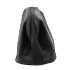 Pierre Cardin Men's Leather Travel and Toiletry Bag in Black