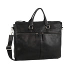 Pierre Cardin Mens Business Briefcase Messenger Bag in Black