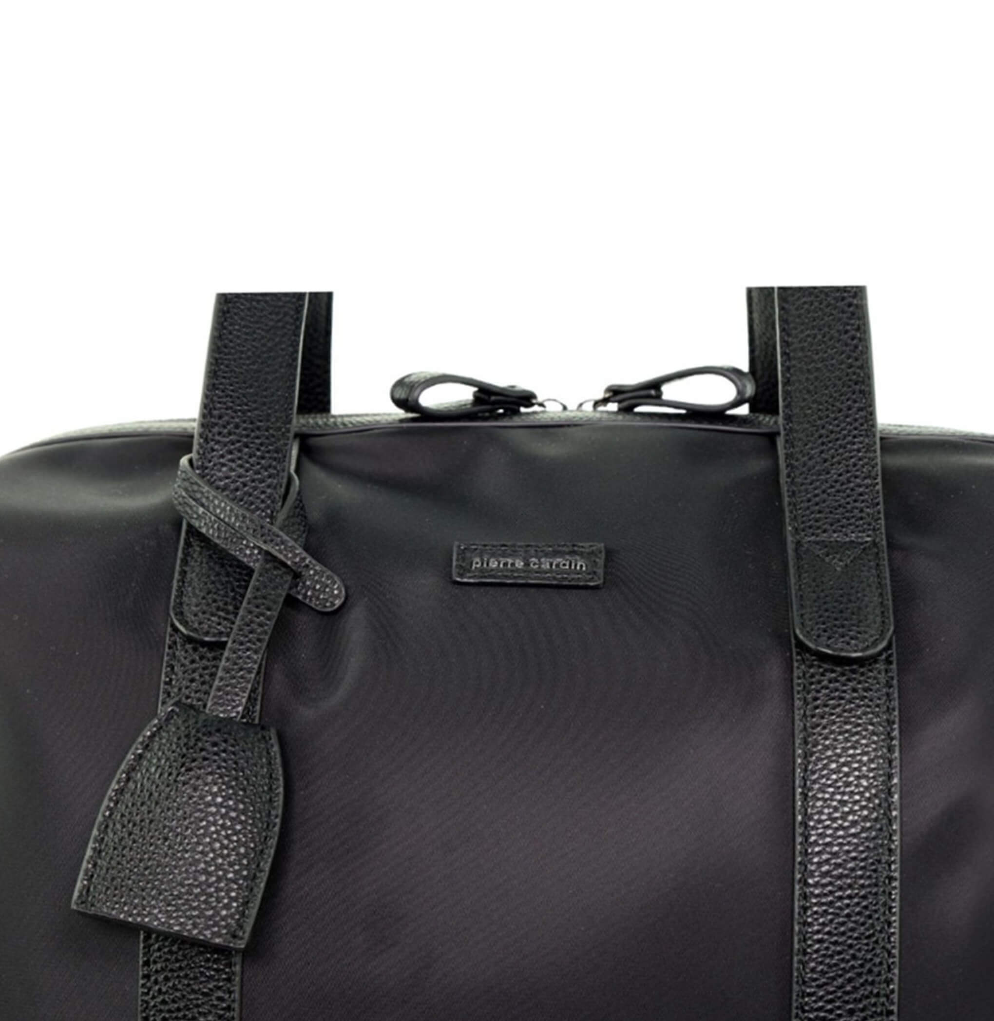 Pierre Cardin Nylon Travel-Overnight Bag in Black
