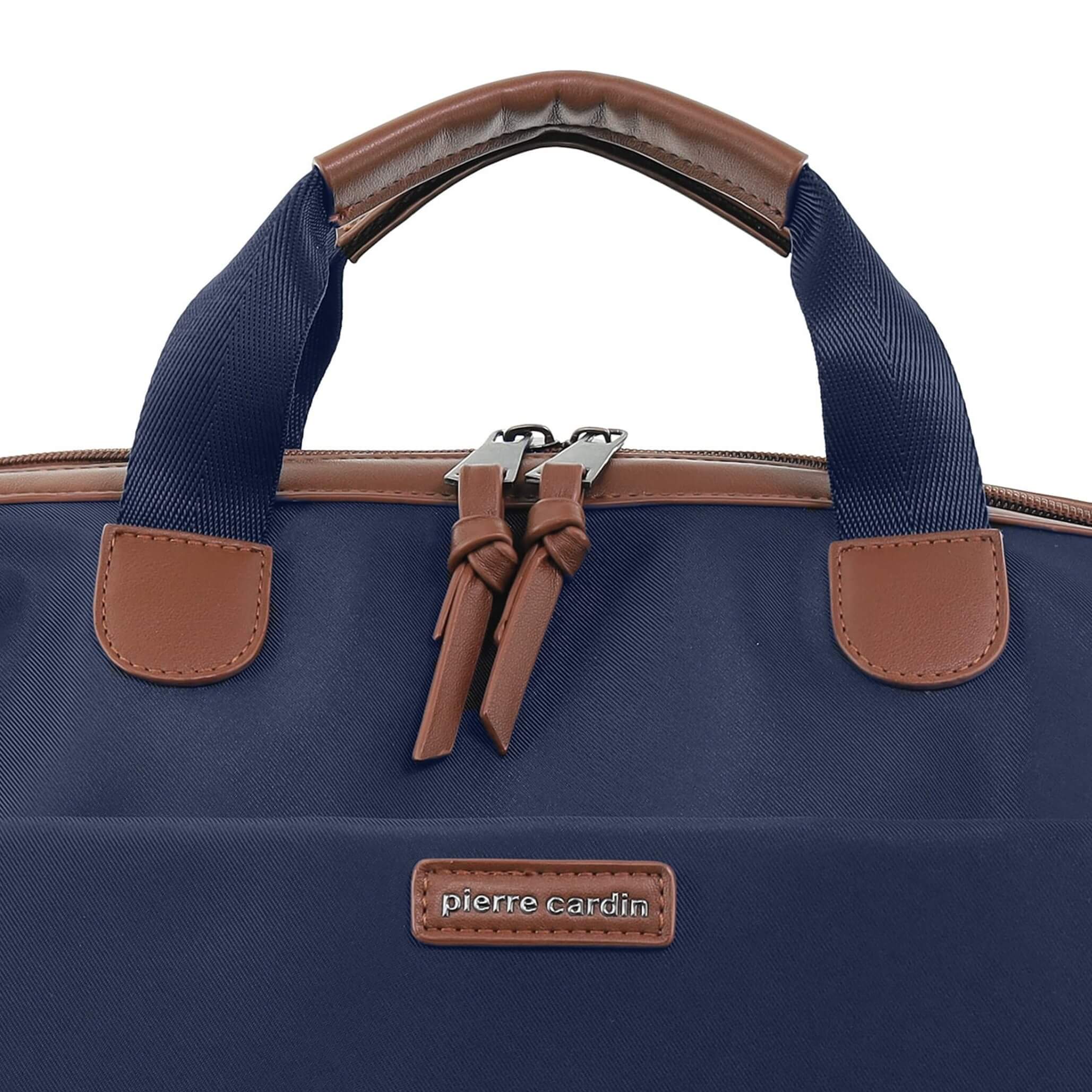 Pierre Cardin Euro Backpack Carry-On In Navy