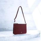 Pierre Cardin Ladies Leather Crossbody Bag in Shiraz