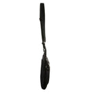Pierre Cardin Ladies Anti-Theft-RFID Nylon Crossbody Bag in Black