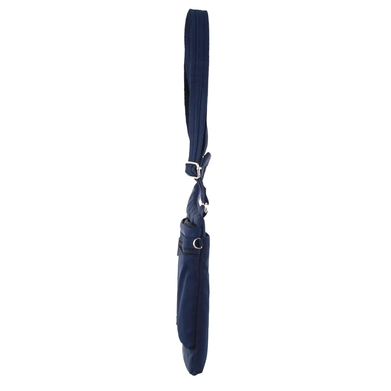 Pierre Cardin Ladies Anti-Theft-RFID Nylon Crossbody Bag in Navy