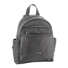 Pierre Cardin Nylon RFID Backpack with Anti-Theft Features in Grey