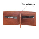 Pierre Cardin PC2819 Rustic Leather Bi-Fold Wallet/Chestnut