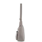 Pierre Cardin Ladies Nylon Anti-Theft RFID Crossbody Bag in Taupe