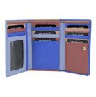 Pierre Cardin Multi-Colour Ladies Leather Tri-fold Wallet in Lilac