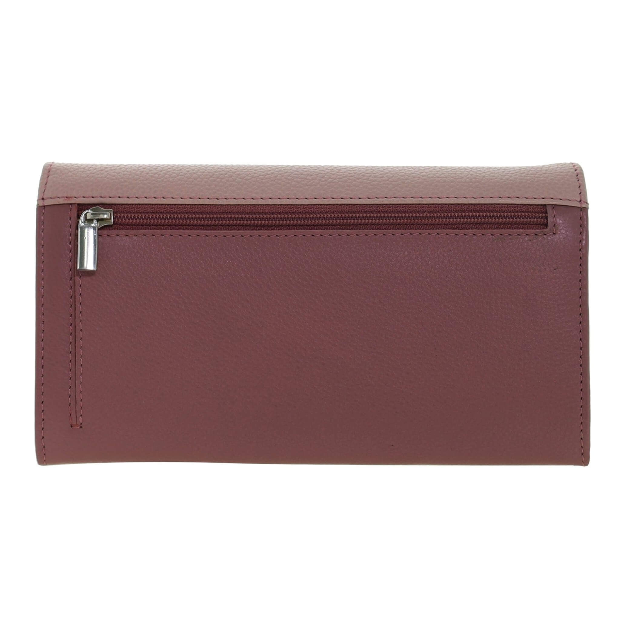 Pierre Cardin Multi-Colour Italian Leather Wallet in Cherry