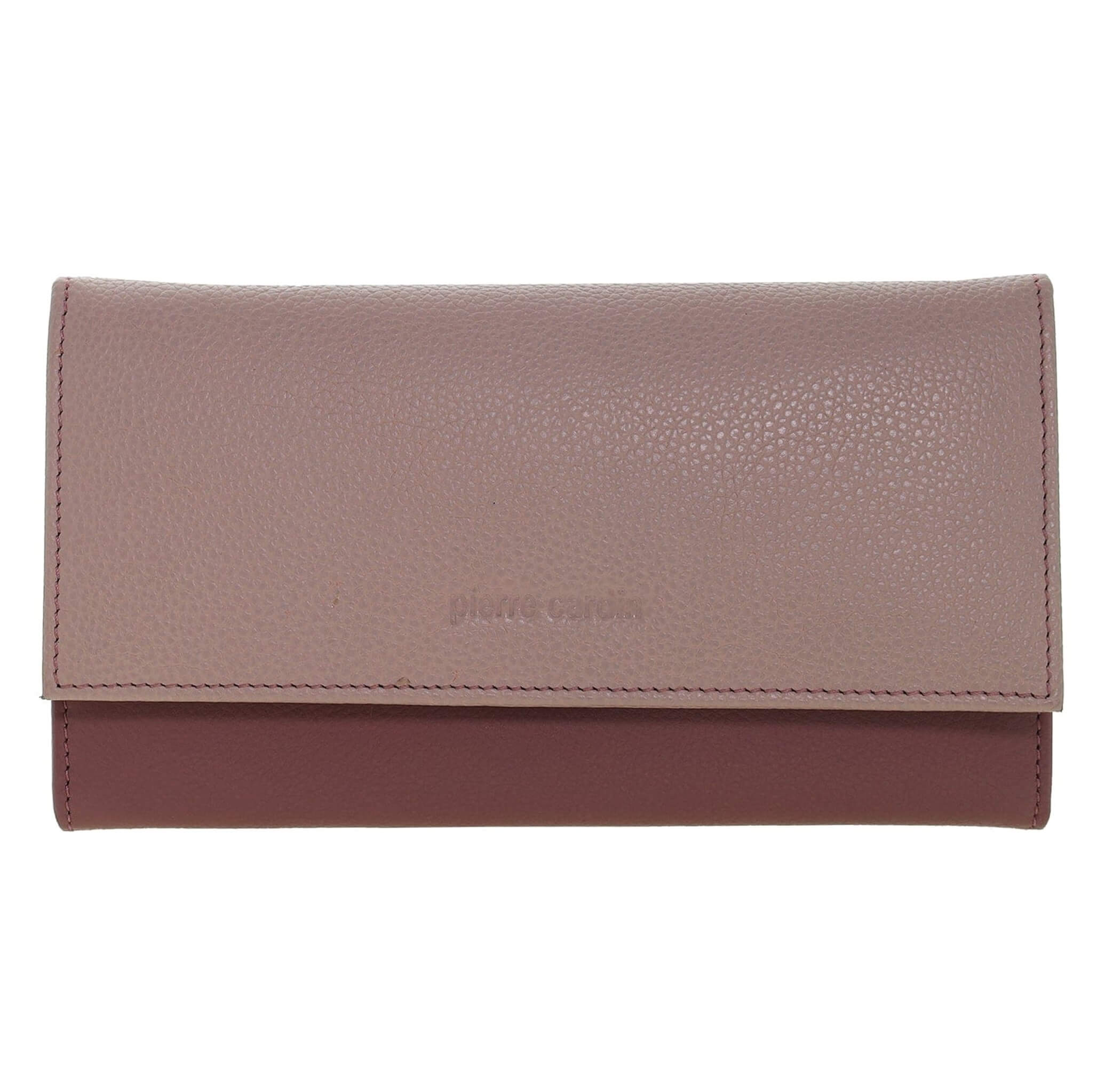 Pierre Cardin Multi-Colour Italian Leather Wallet in Cherry