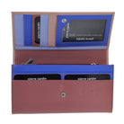 Pierre Cardin Multi-Colour Italian Leather Wallet in Cherry