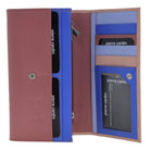 Pierre Cardin Multi-Colour Italian Leather Wallet in Cherry