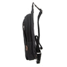 Pierre Cardin Canvas-Leather Crossbody Sling Bag in Black
