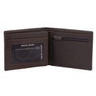 Pierre Cardin Men’s Italian Leather Tri-fold Wallet in Chocolate