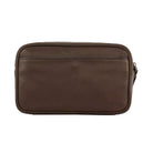 Pierre Cardin Men’s Genuine Leather Organiser Bag in Brown