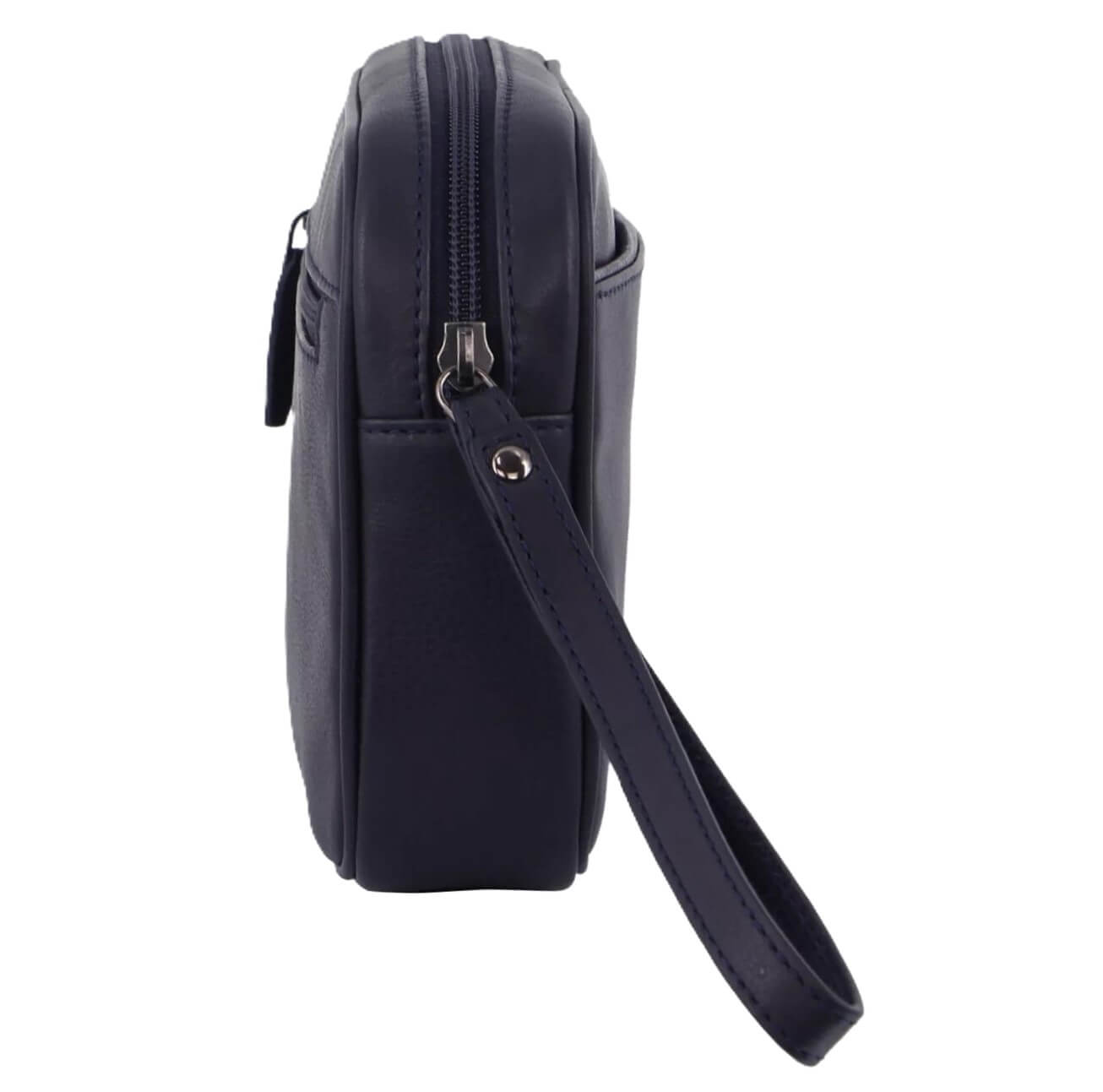 Pierre Cardin Men’s Genuine Leather Organiser Bag in Navy