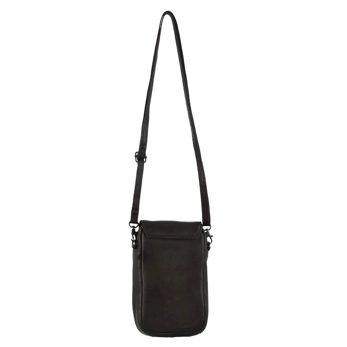 Pierre Cardin Embossed Woven Leather Ladies Wallet Bag in Black