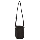 Pierre Cardin Embossed Woven Leather Ladies Wallet Bag in Black